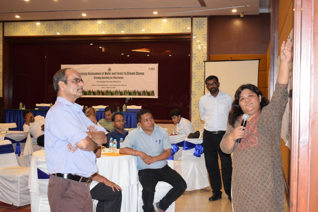 Knowledge Sharing Workshop on Vulnerability assessment of water & Forest to Climate Change Strategy building for resilience, 14th July 2017